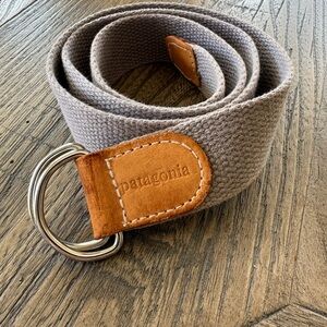 Patagonia Gray and Tan Belt 36”